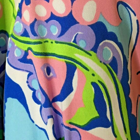 Lilly Pulitzer Tropez Tunic Conch Republic Women's Low V-Neck 97993 Sz XS $238 - Picture 3 of 7